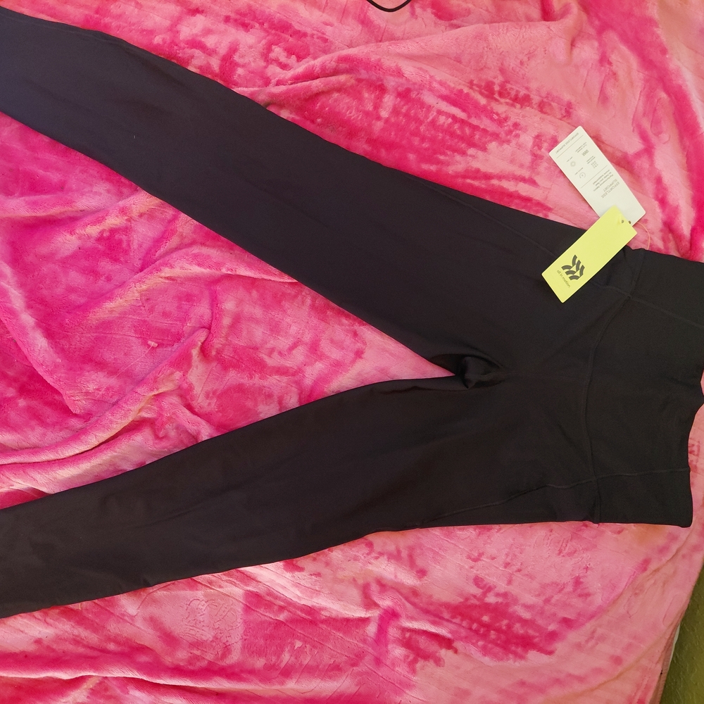 XS Womens Black High-Waisted Leggings by All in Motion Pockets